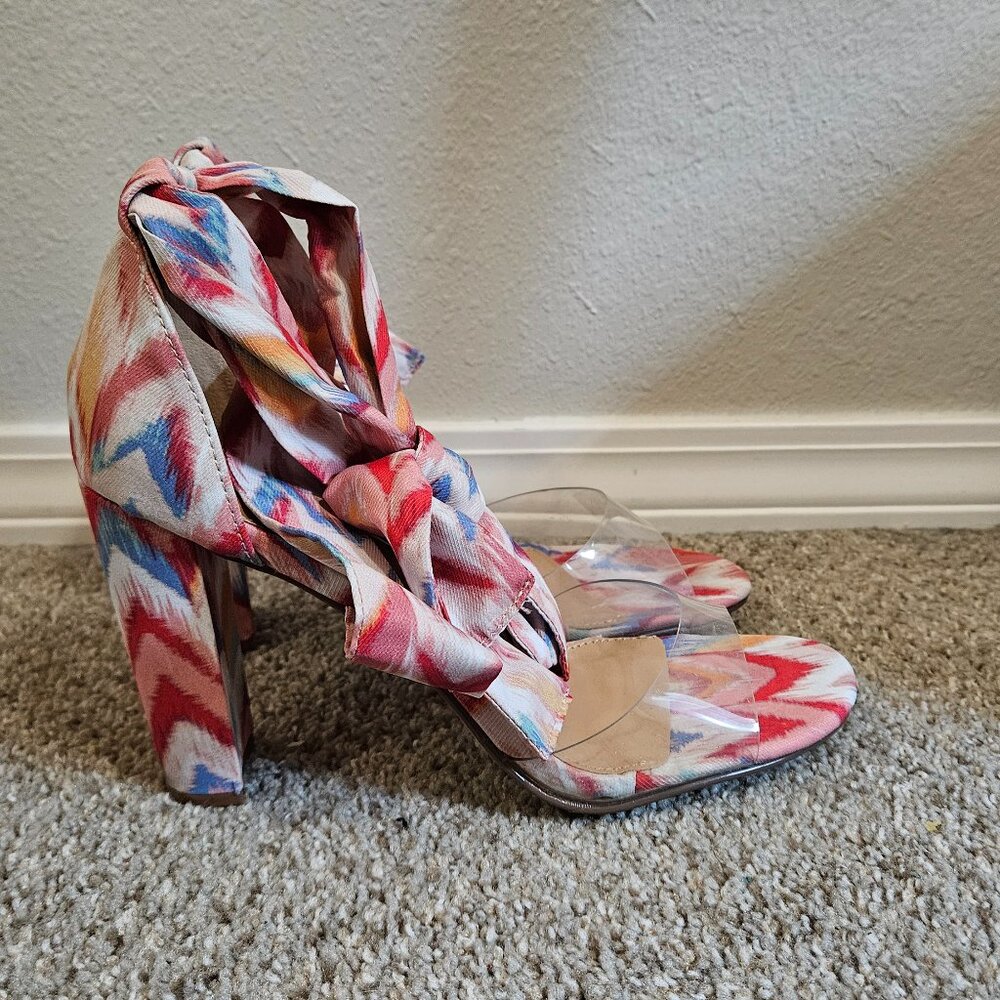 shoedazzle Sweet Rainbow Heeled Sandal